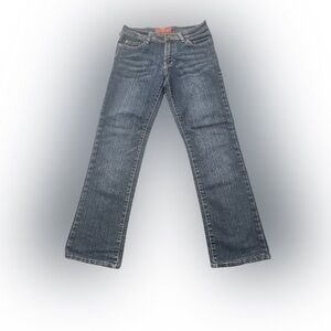 Women’s Vintage 7 For All Mankind Stylish Bootcut Jeans in Dark Blue Size 30